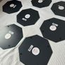 Octagon Glass Mirror Plates x7 Image 2