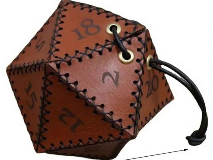 D&D dice pouch