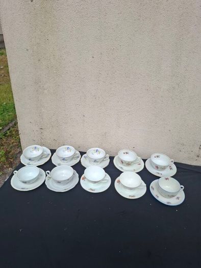 10 china tes cups cups and saucers