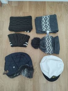Boy's Scarf and Hats. Different Price. Read ad