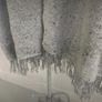 grey fringed sleeveless cardigan s/m generous Image 5