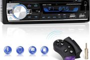 Car Radio Bluetooth Hands-Free, CENXINY 1 DIN Car Stereos with USB and CAR MP3 Player, 4x65W FM Radio, Support IOS and Android Phone