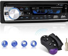 Car Radio Bluetooth Hands-Free, CENXINY 1 DIN Car Stereos with USB and CAR MP3 Player, 4x65W FM Radio, Support IOS and Android Phone