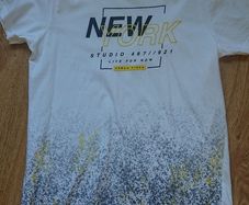 E1 SALE!  White New York Top. Age 11-12