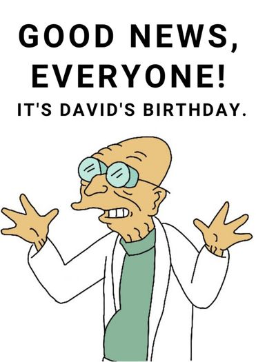 Personalised Futurama Professor Farnsworth To Shreds You Say A5 Birthday Greeting Card, Perfect for gifts, card for fans of the TV Show