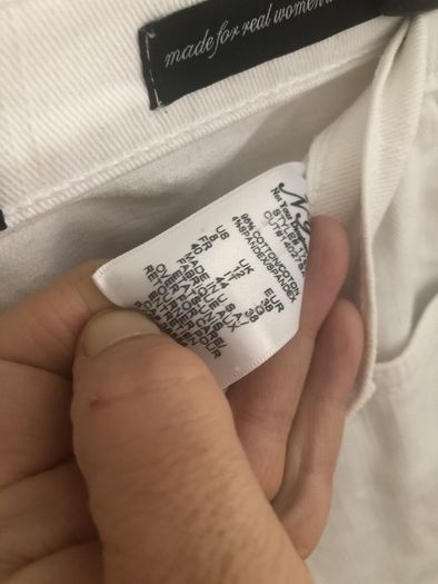 White jeans