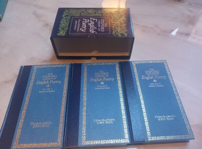 Oxford Library of English poetry 3x hardbacks, as new, D18 post 8e