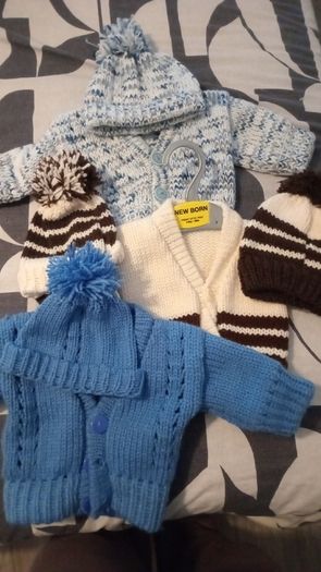 Baby boy cardigan sets