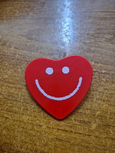 Vintage Healthcare Charity Smiling Heart Brooch