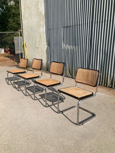 MARCEL BREUER B32 CESCA DINING CHAIRS - Warehouse and Showroom Open Saturday 8th August 12 till 4pm Eircode R95T227