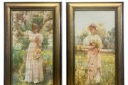 Vintage 90s Cottagecore Framed Wall Art Prints