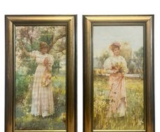 Vintage 90s Cottagecore Framed Wall Art Prints