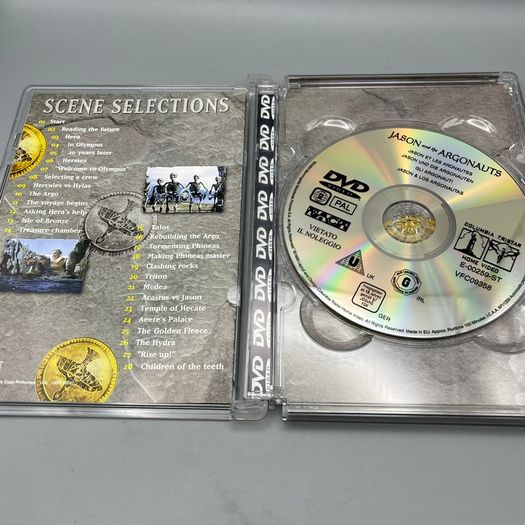 Jason And The Argonauts - Rare Jewel Case Version DVD Harryhausen - Nr Mint