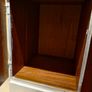 White Painted Vintage Wooden Wardrobe with Mirror, Drawers & Hanging Space Image 4