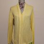 Open Front Yellow Cardigan Image 4