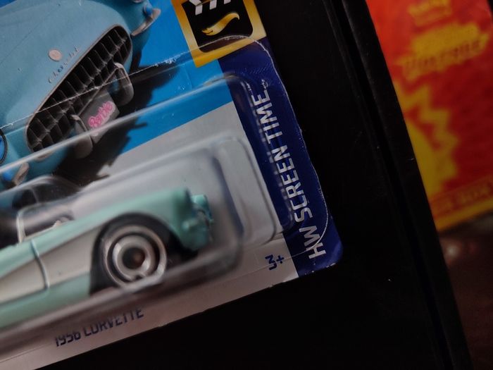 Barbie ! 1956 Corvette ! Turquoise ! from HW Screen Time Series ! Sealed !