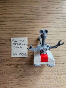 lego sw1446 tradwell droid, set star wars 75418
