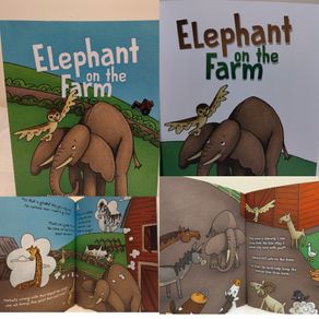 Elephant On The Farm Story Book