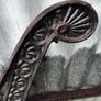 Pair of decorative cast iron bench ends Image 6