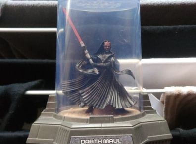 Star Wars Darth Maul Action Figure Titanium Diecast Metal Display And Lightsabre