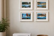 Framed Vintage Irish Postcard Collection