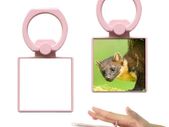 Square phone ring holder - Pink
