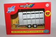 Britains Farm - Ifor Williams - Dual Purpose Livestock Trailer - Mint