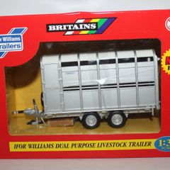 Britains Farm - Ifor Williams - Dual Purpose Livestock Trailer - Mint