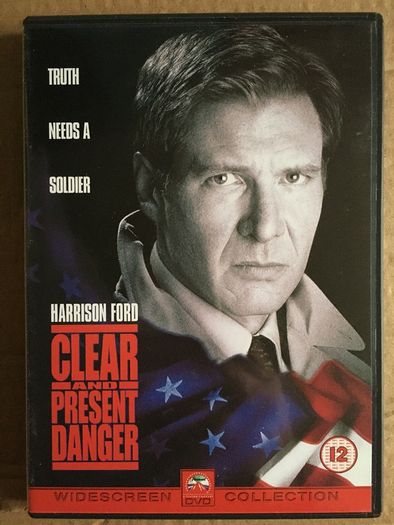 Clear And Present Danger [2000] Harrison Ford & Willem Dafoe [Movie DVD]