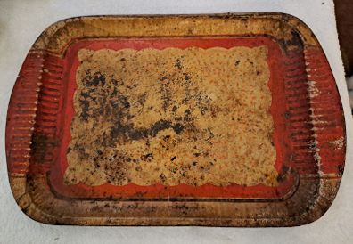 Vintage tin tray