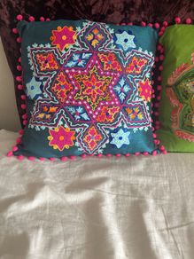 Brand new Designer Cushions ( Turkish silk ) four in total