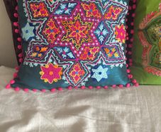 Brand new Designer Cushions ( Turkish silk ) four in total