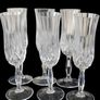 6 x Vintage RCR Harrods Crystal Champagne Flutes Image 2