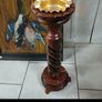 Mid centruy Twist Plant Stand Image 4