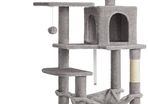 Cat Tree, Cat Condo with Hammock, 143 cm, Light Grey (FREE POSTAGE)
