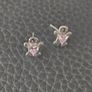 Gingerbread silver earrings Image 5