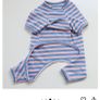 Dog Clothes,Dog Classic Striped Pajamas Soft Cotton Jumpsuit Pug French Bulldog Onesies Costume for Cats Puppy Small Medium Dogs(Pink,S,M)L Image 9