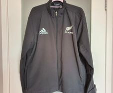 Vintage Adidas New Zealand Maori All Blacks Rugby track jacket