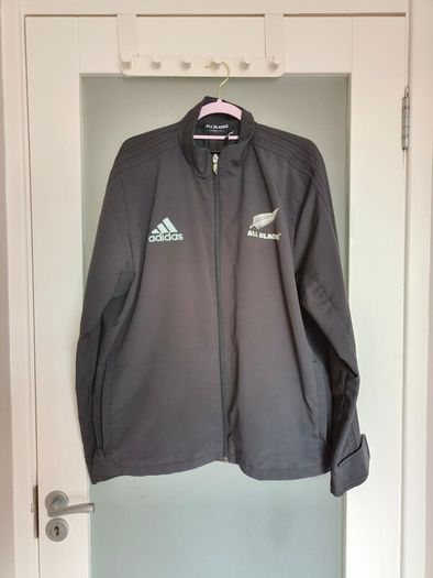 Vintage Adidas New Zealand Maori All Blacks Rugby track jacket