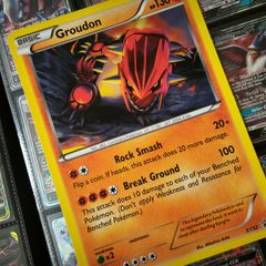 Groudon ! Jumbo Oversized Card ! Promo from XY Era ! 2015 ! Pokemon Card !