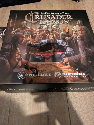 Crusader Kings Board Game With Expansion Councilors Inventions Complete