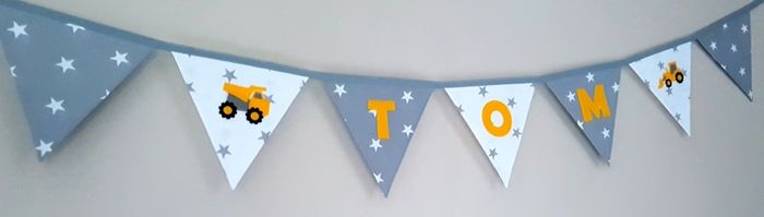 Eco-Friendly Personalised Cotton Bunting Made to Order