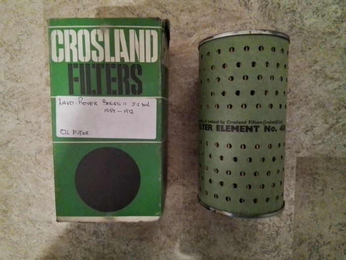 Land Rover Series 2 Oil Filter.
