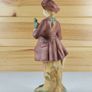 Victorian Man With Bird And Cage Figurine Vintage Image 5