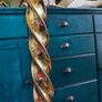 Brass Spiral Floor Lamp Image 7
