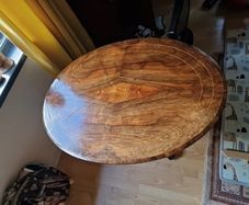 antique tilt top table