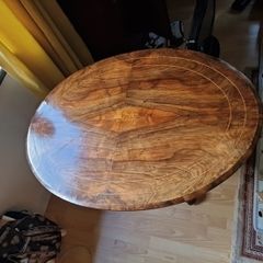 antique tilt top table