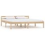 Bed Frame Solid Pine Wood 160x200 cm Image 2
