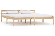 Bed Frame Solid Pine Wood 160x200 cm