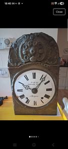 Beautiful antigue French Comtoise clock